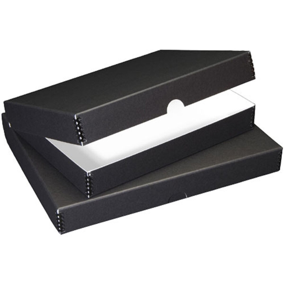 Black Archival Clamshell Storage Bo
